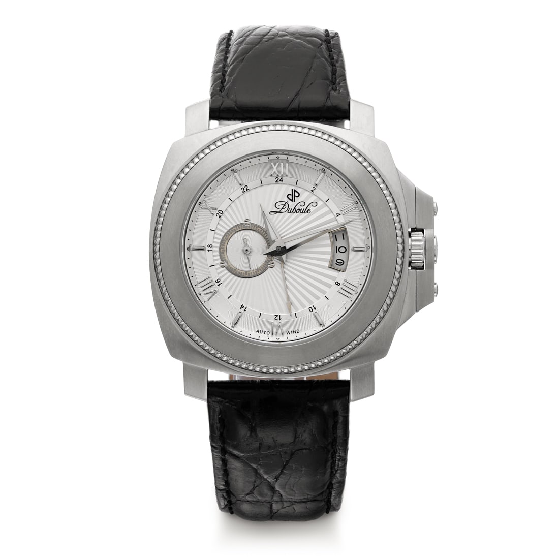 Duboule Automatic Date Timepiece: Introducing the Duboule Automatic, a sophisticated timepiece that seamlessly combines historical inspiration with modern craftsmanship. This watch features an automatic movement complete with a date f