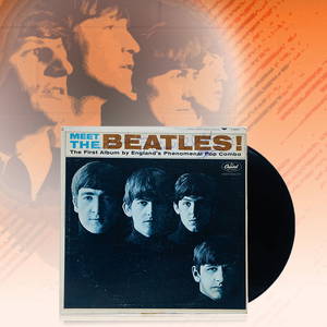 Beatles Signed "Meet the Beatles" with Capital Records Advertisement Sleeve in Cover