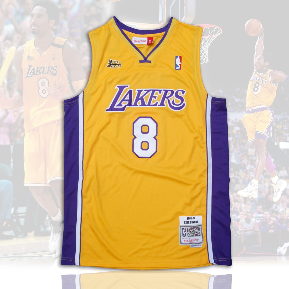 Kobe Bryant Signed Mitchell & Ness #8 Lakers Jersey (1 of 6)