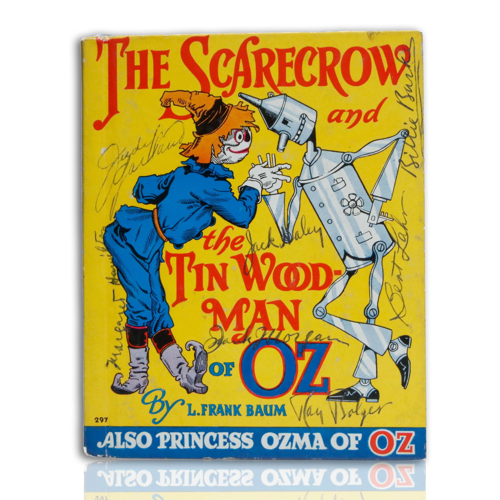 The Scarecrow and The Tin Woodman of Oz Book (1914), Signed by 7 Cast Members of "The Wizard of Oz" (1 of 5)