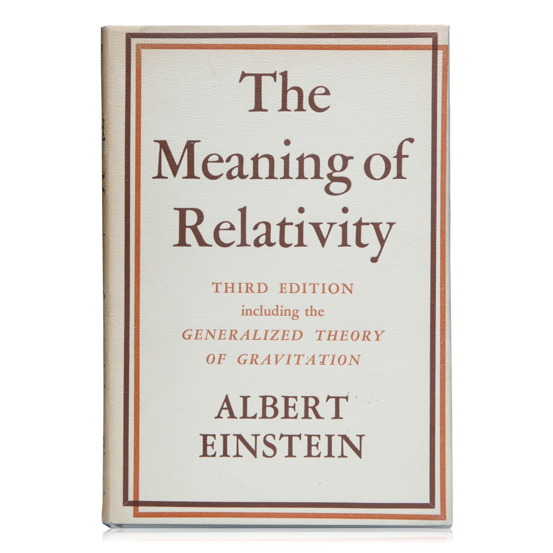 Albert Einstein Signed "The Meaning of Relativity" Third Edition Book (1 of 5)