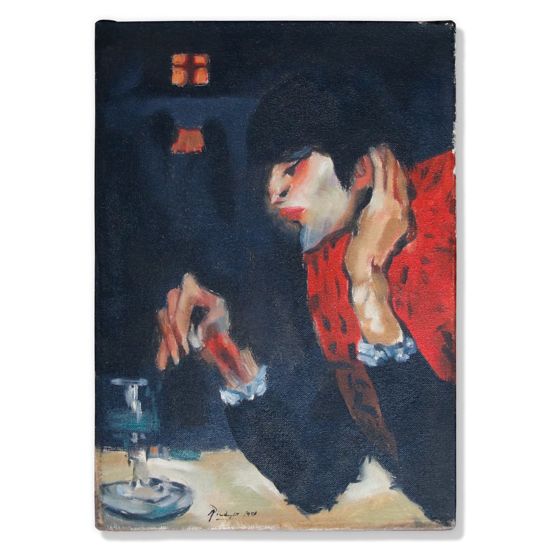 Pablo Picasso 1901 Original Oil on Canvas, Signed, 10x14 inches (1 of 7)