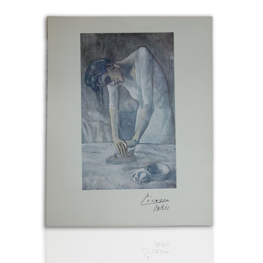 Pablo Picasso Signed "Woman Ironing" Print (1 of 2)