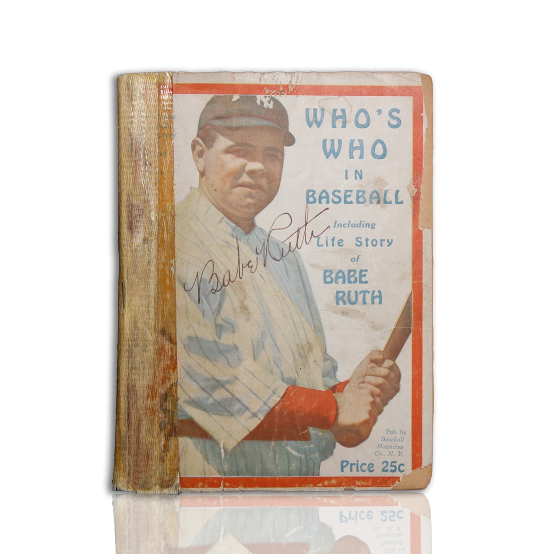Babe Ruth Signed "Who's Who in Baseball" 1930's Magazine (1 of 5)