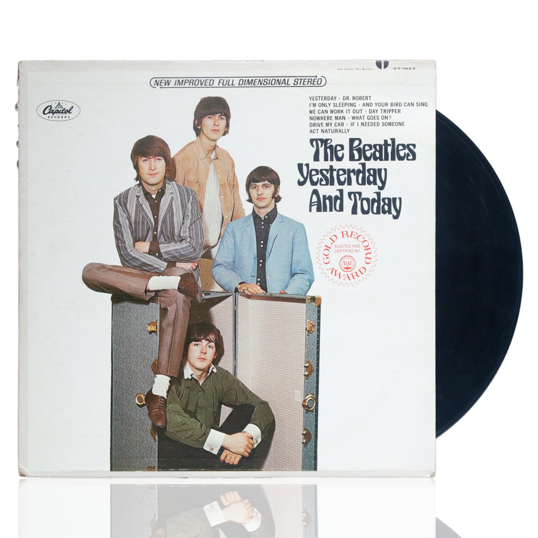 Original Beatles Butcher Cover Album/Yesterday and Today with Original Sticker Overlay (1 of 6)