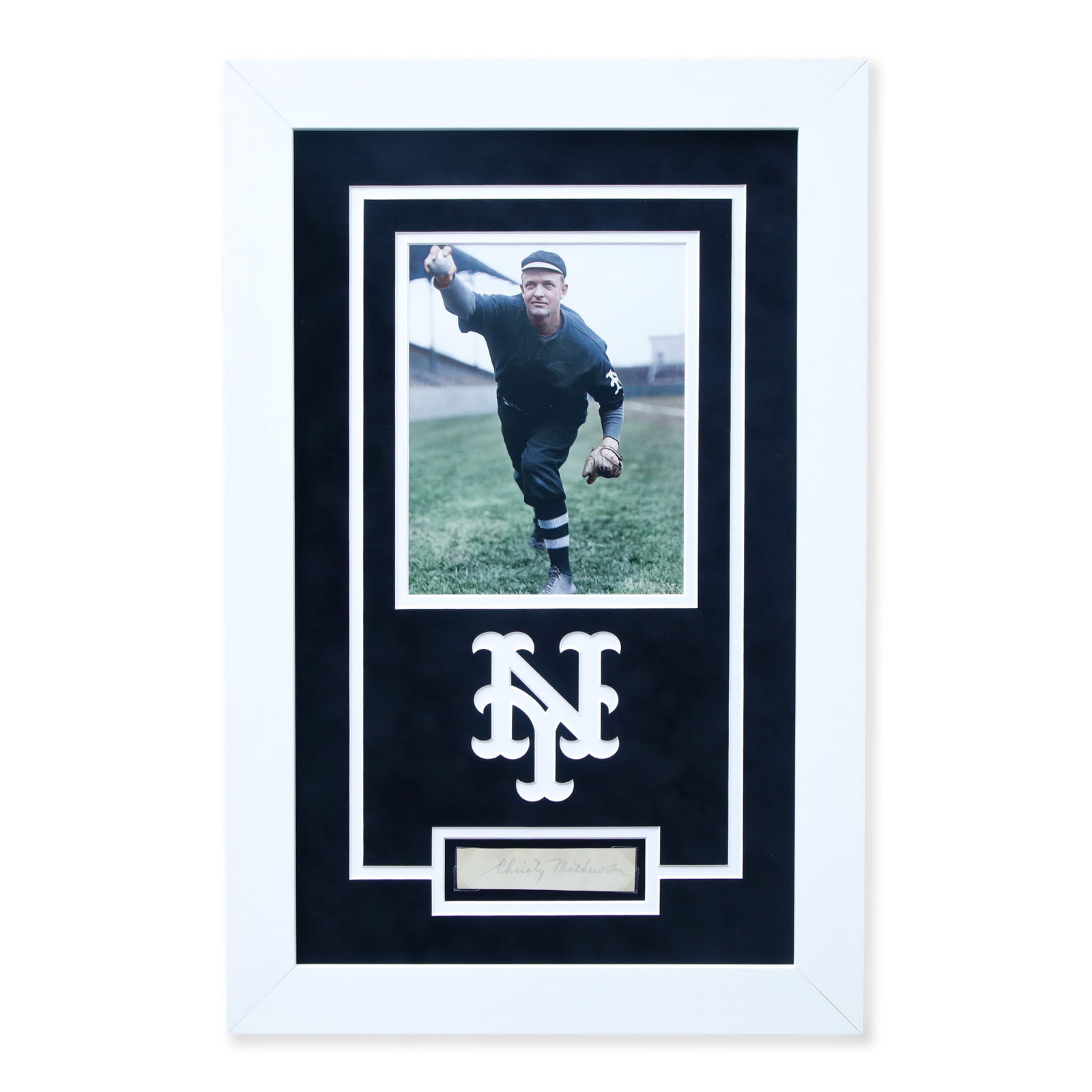 Christy Mathewson Signed Authograph Cut - 5.5x1.75 (1 of 5)