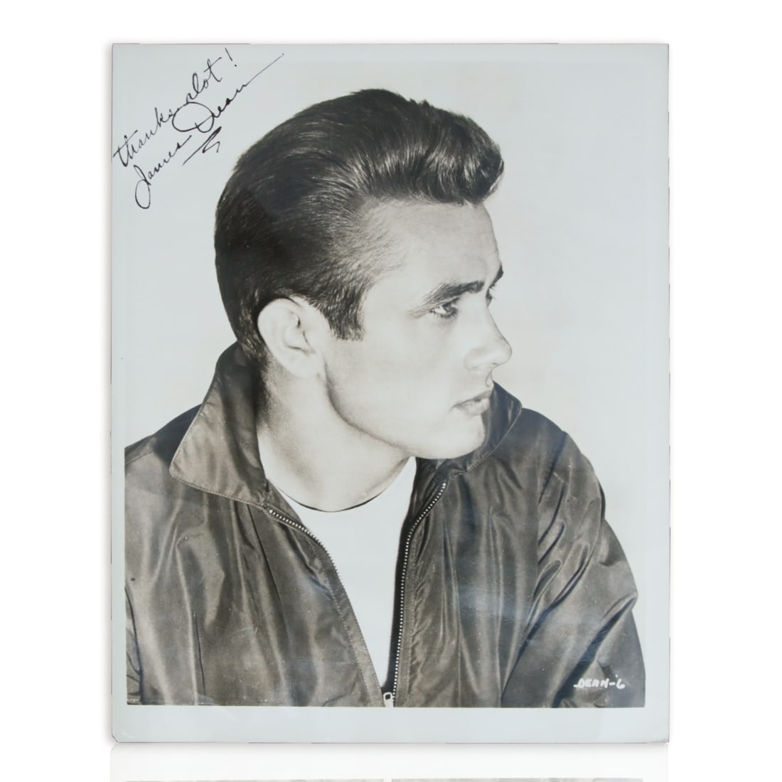 James Dean Signed Studio Photograph, 1955 - A Timeless Piece of Hollywood History (1 of 2)