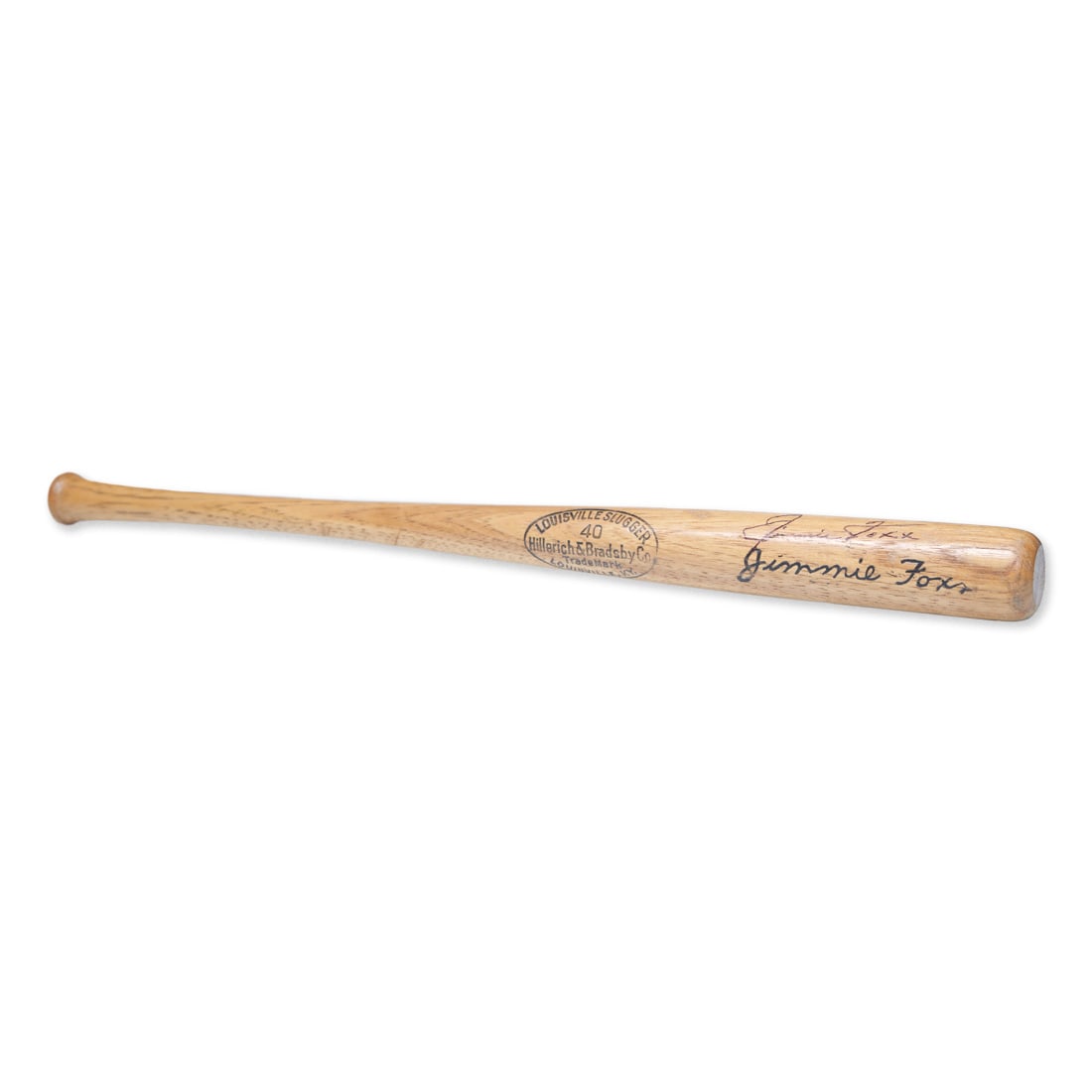 Jimmie Foxx Signed Louisville Slugger Model 40 Jimmie Fox Baseball Bat (1 of 3)