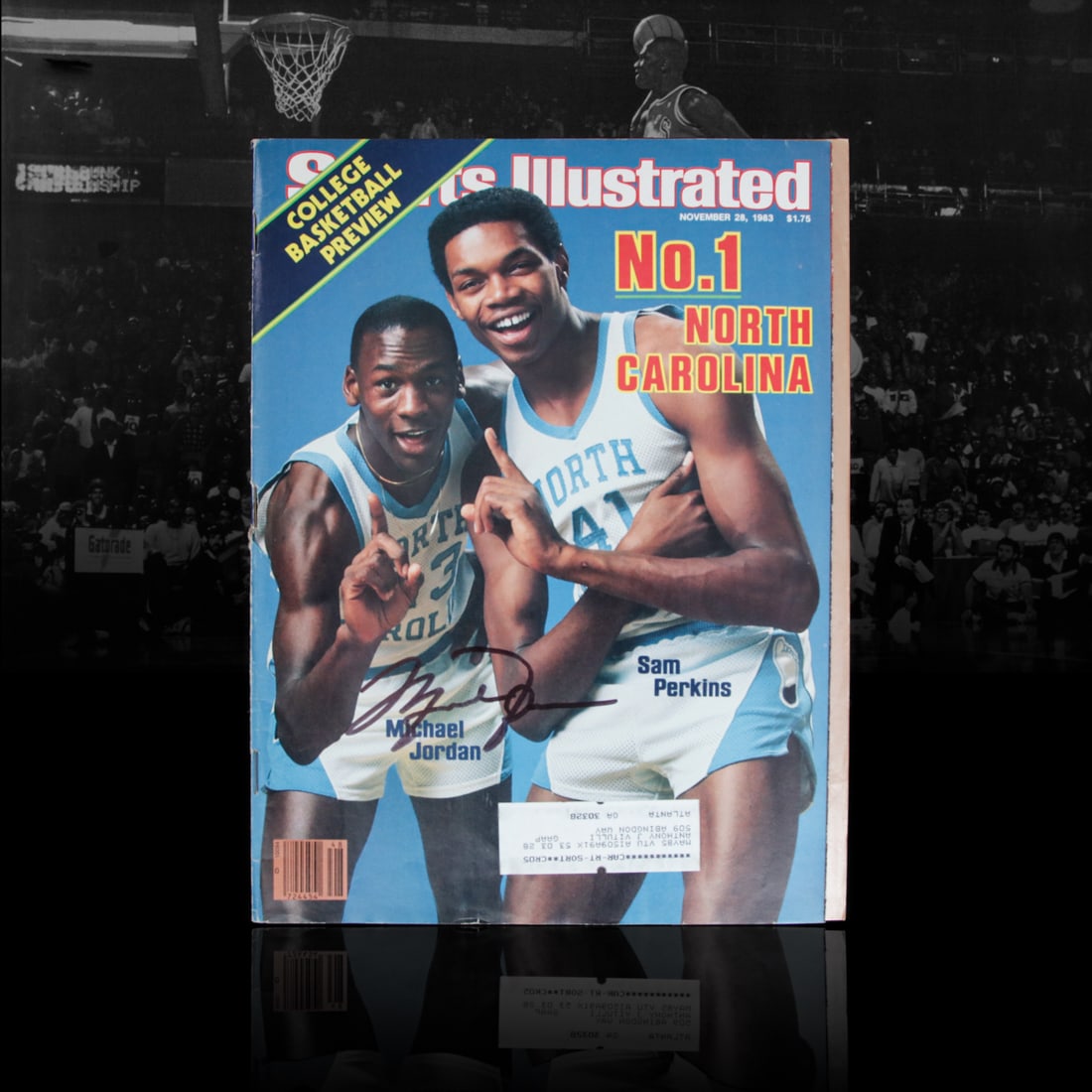 Michael Jordan Signed Sports Illustrated "No. 1 North Carolina" 11/28/1983 (1 of 3)