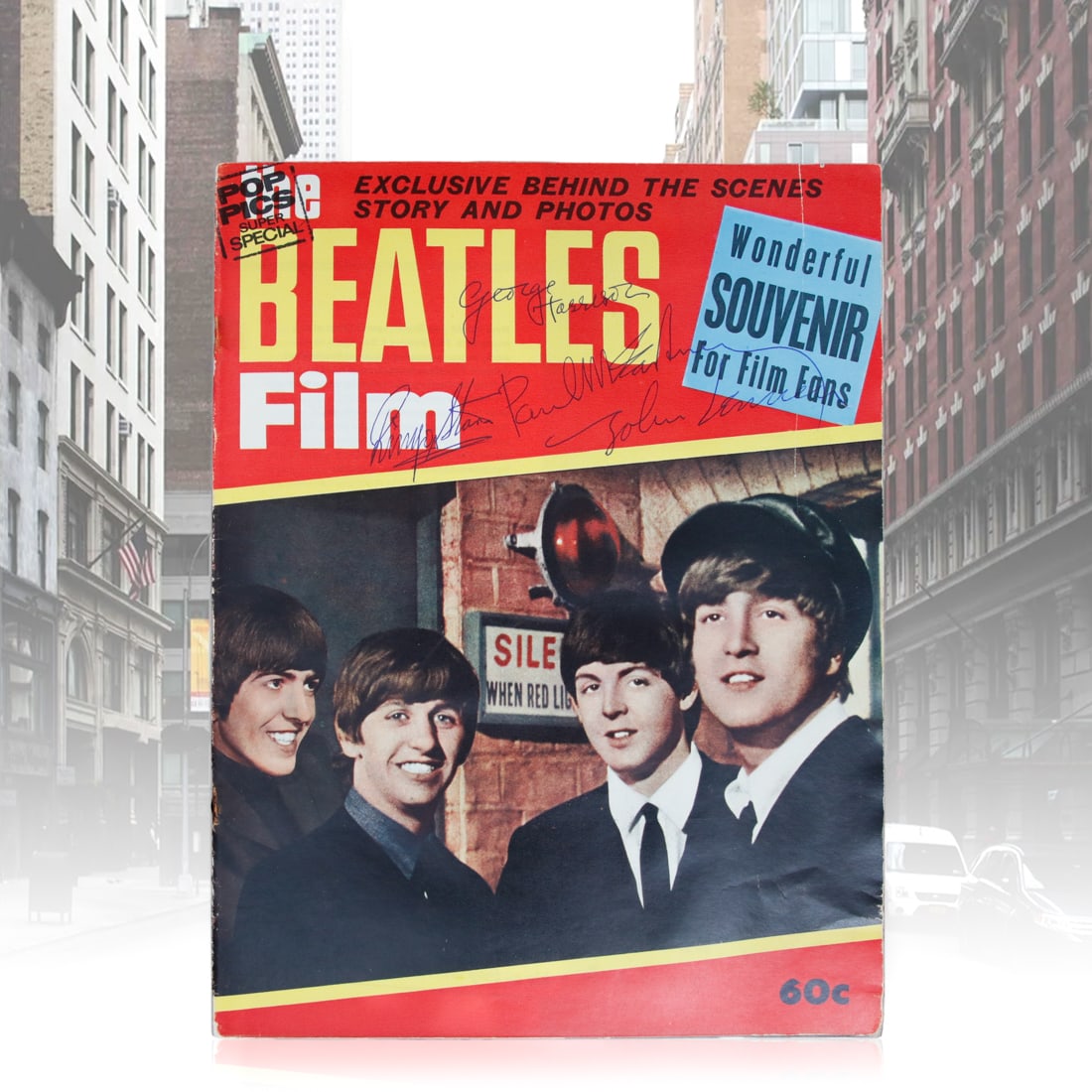 Beatles Signed "The Beatles Film" Magazine 1964 (1 of 4)