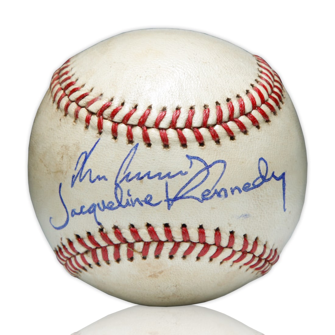 Rare and Historic JOHN & JACKIE KENNEDY Signed OAL Joe Cronin Baseball (1 of 6)