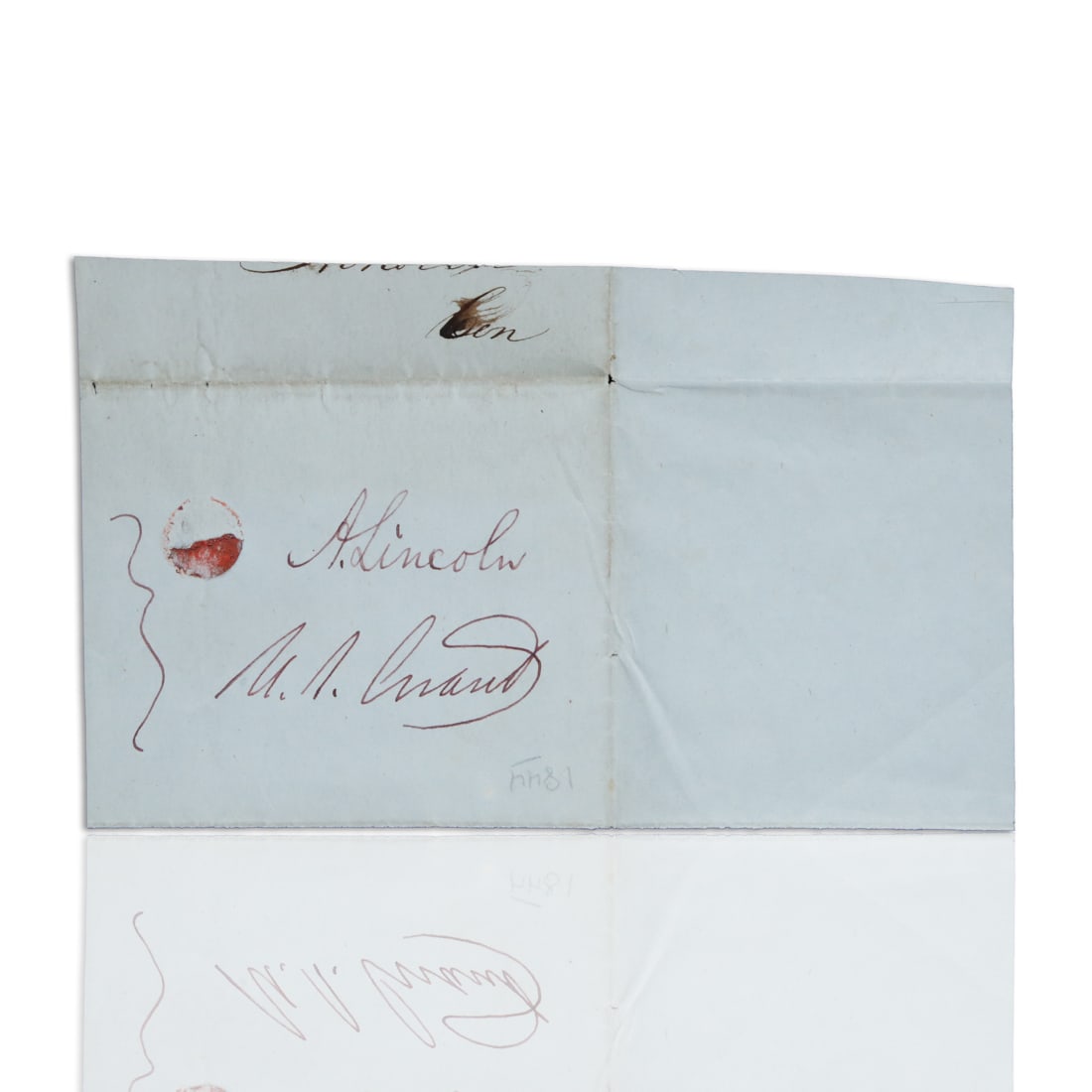 Abraham Lincoln & Ulysses S. Grant Signed Document Cut - 6" x 3.5" (1 of 5)