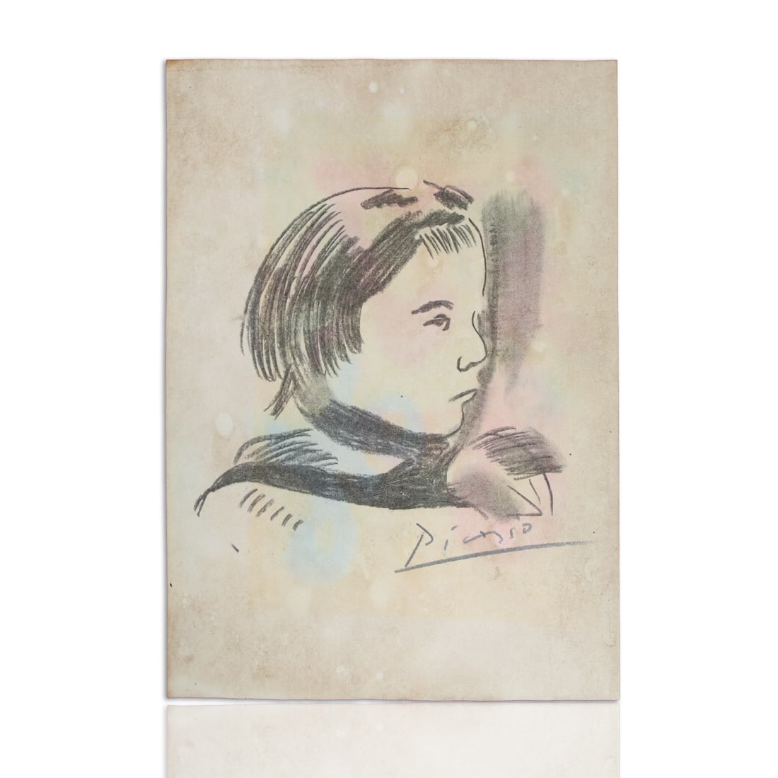 Picasso Signed Charcoal Drawing - A Masterpiece of Artistic Prodigy (1 of 6)