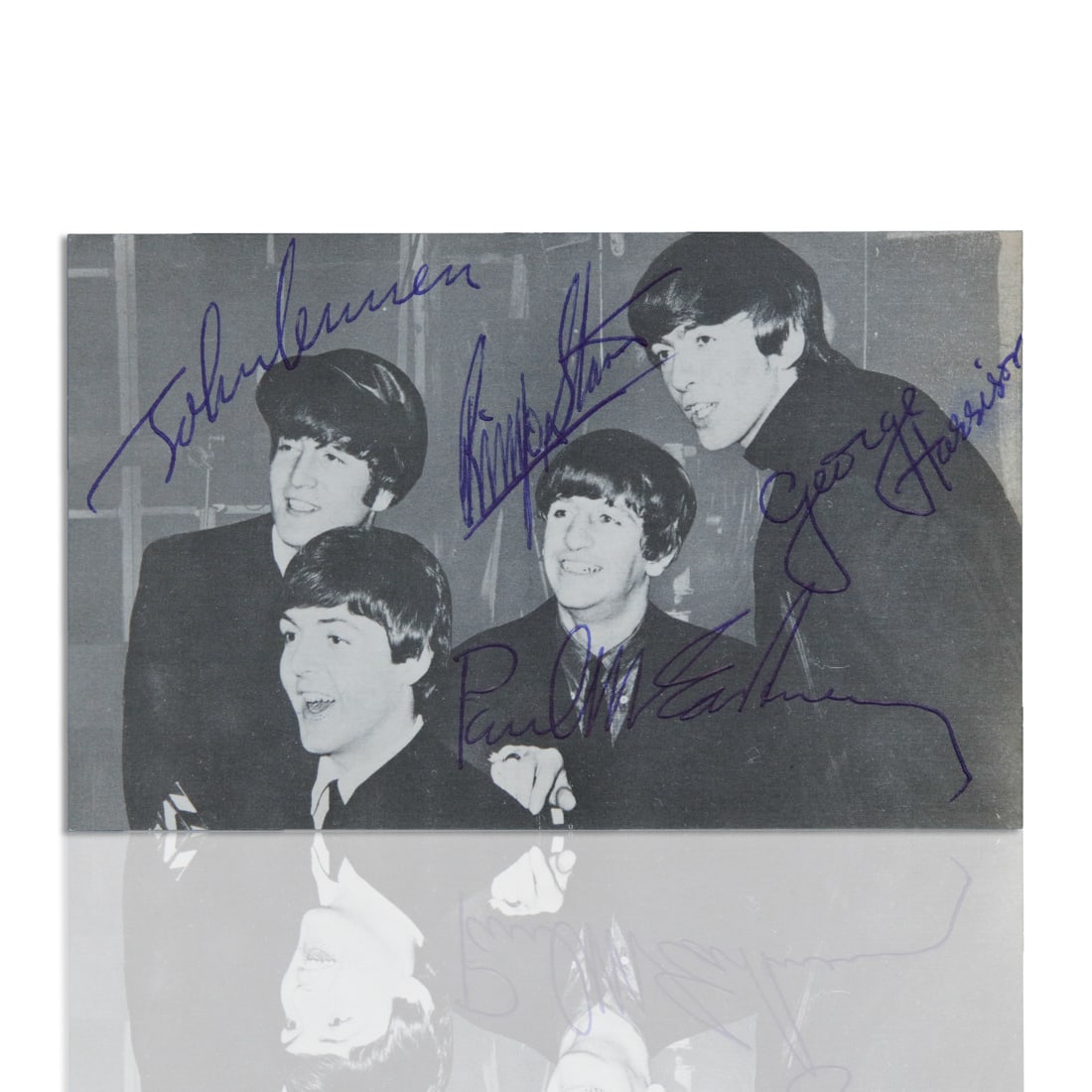 The Beatles Signed Photocard - Framed Museum Quality Display (1 of 4)