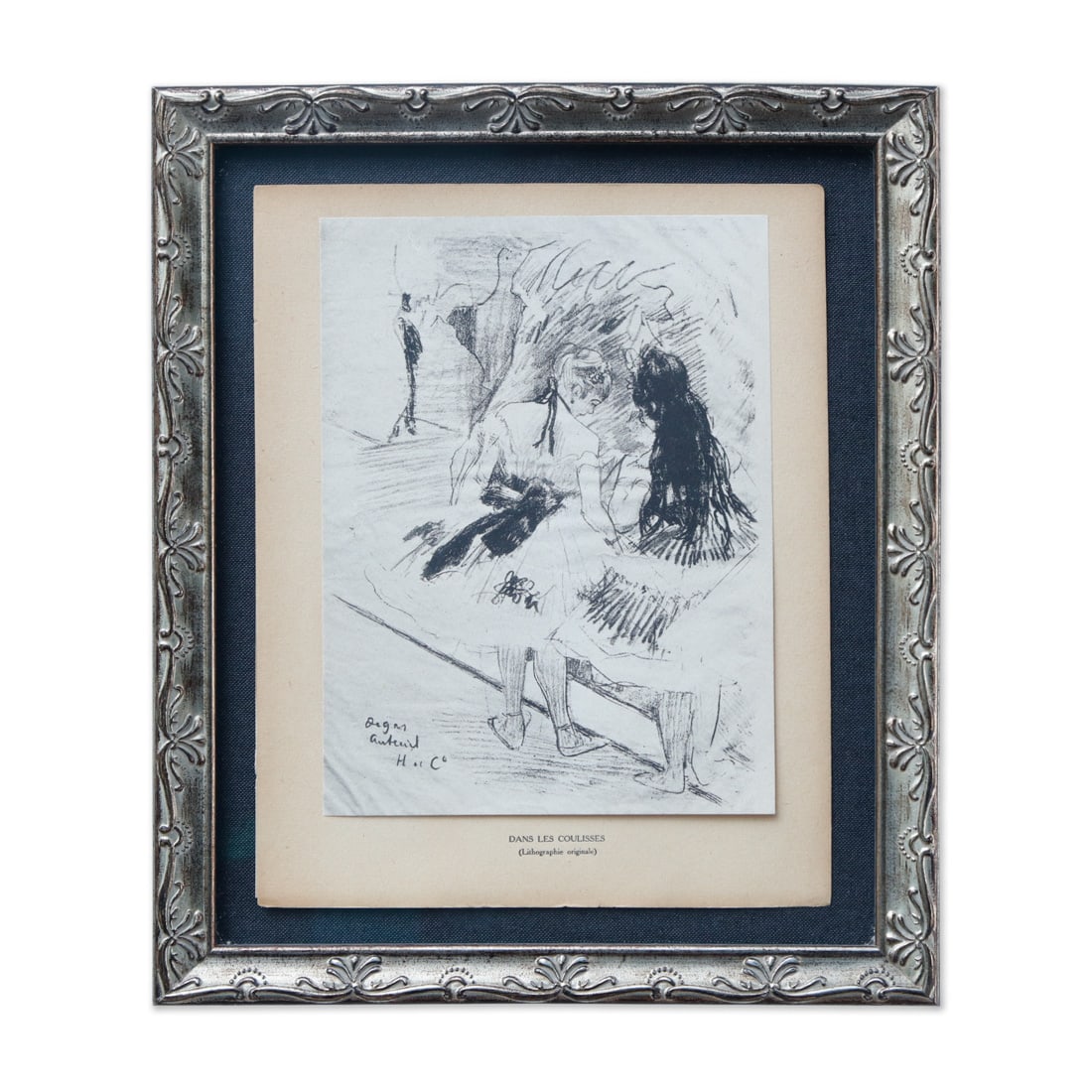 Edgar Degas, "Dans Les Coulisses" Signed (Original Lithograph) (1 of 8)