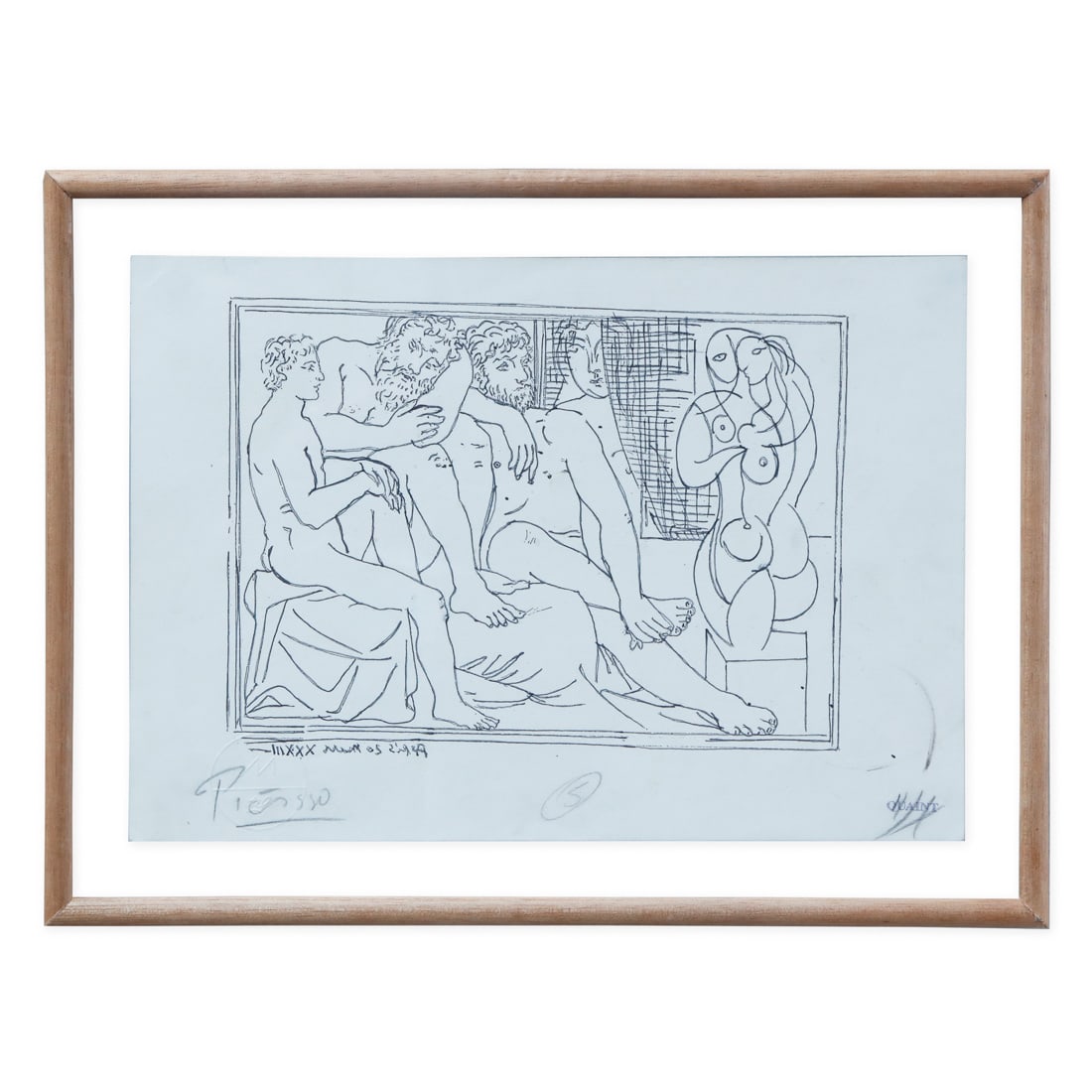 Pablo Picasso "Dos Escultores con dos Modelos Delante de Una Escultura" (1933) (1 of 10)