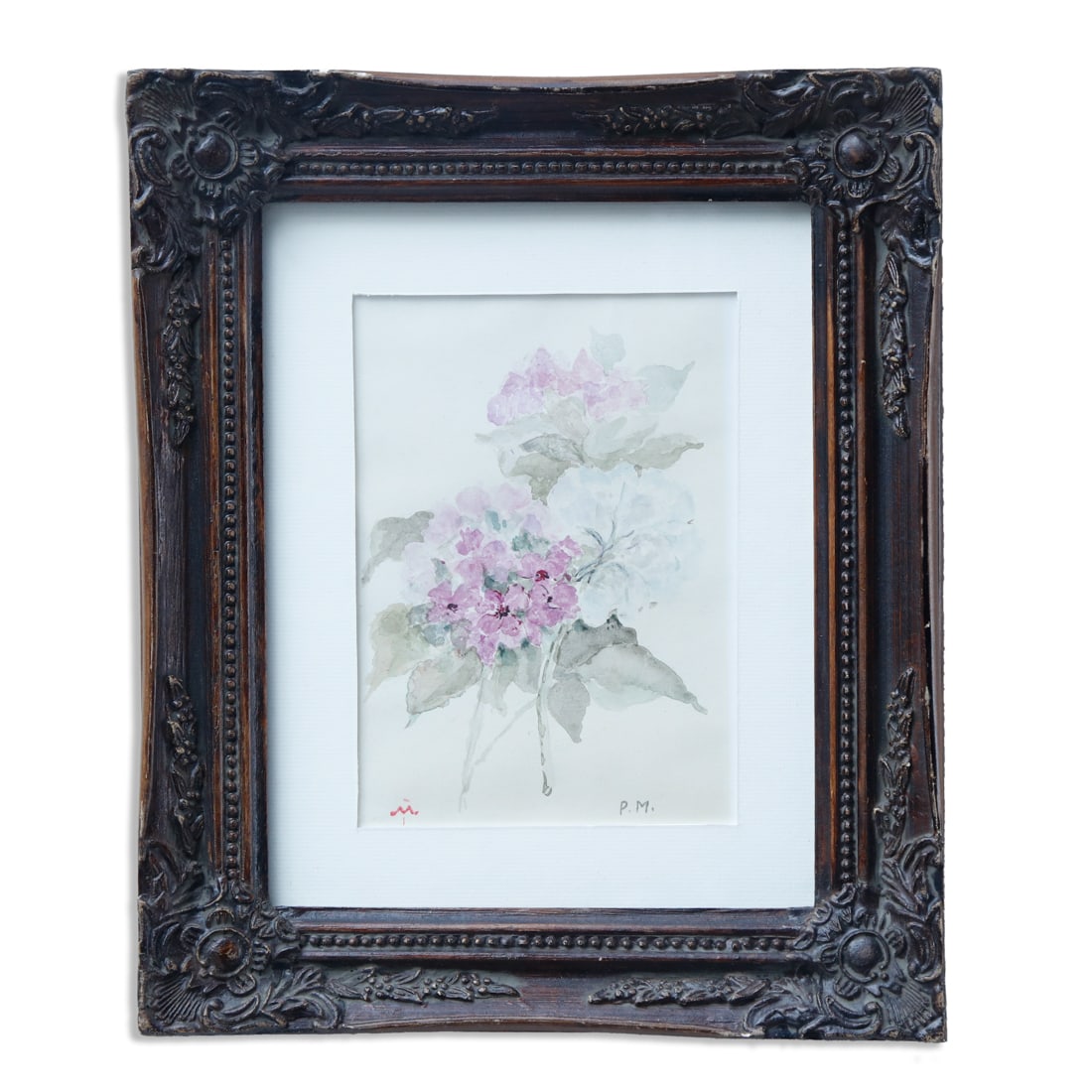 Piet Mondrian Botanical Watercolor - Original frame and matting - Circa 1908 (1 of 4)