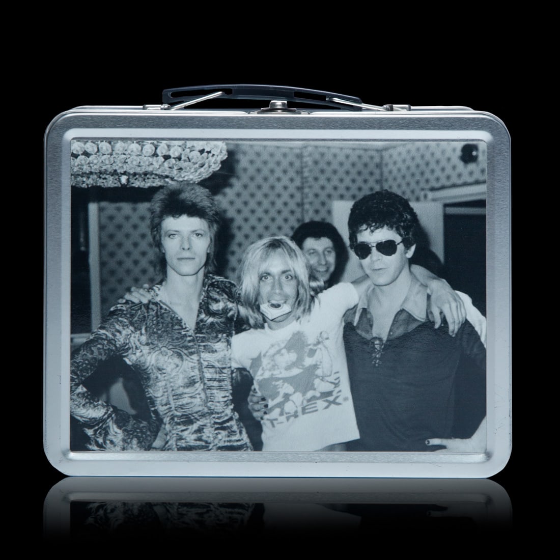 Aluminum Lunchboxes by Rock and Roll Photographer Nat Finkelstein:  Aluminum Lunchboxes Customized by Nat Finkelstein Description: Aluminum lunchboxes customized by rock and roll photographer Nat Finkelstein.
