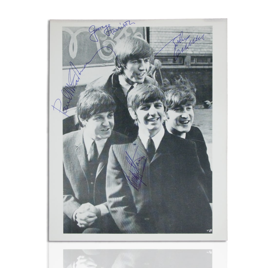 Beatles Signed 8x10 Vintage Photograph - Embodying the Class and Style of the Fab Four (1 of 5)