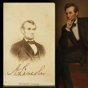 Abraham Lincoln Signed CDV
