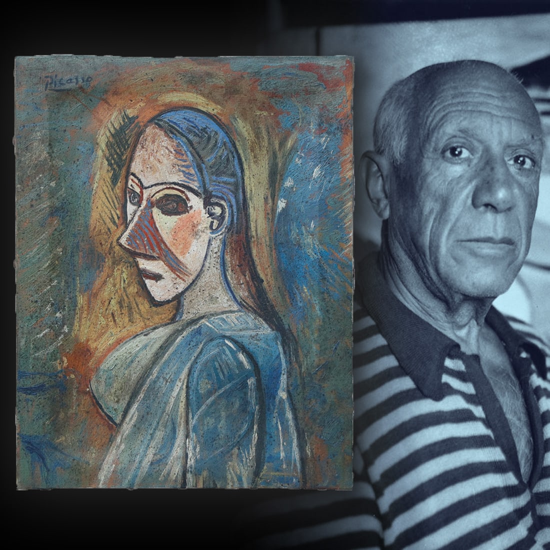 A Magnificent Pablo Picasso Oil Painting (1 of 8)