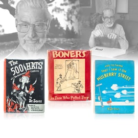 Dr. Seuss Signed First Edition of "Boners by Those Who Pulled Them" in a Three-Book Collection