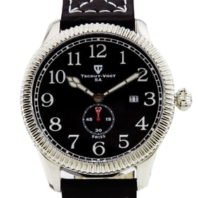 Tschuy-Vogt A24 Swiss 45mm Case Cavalier Mens Watch