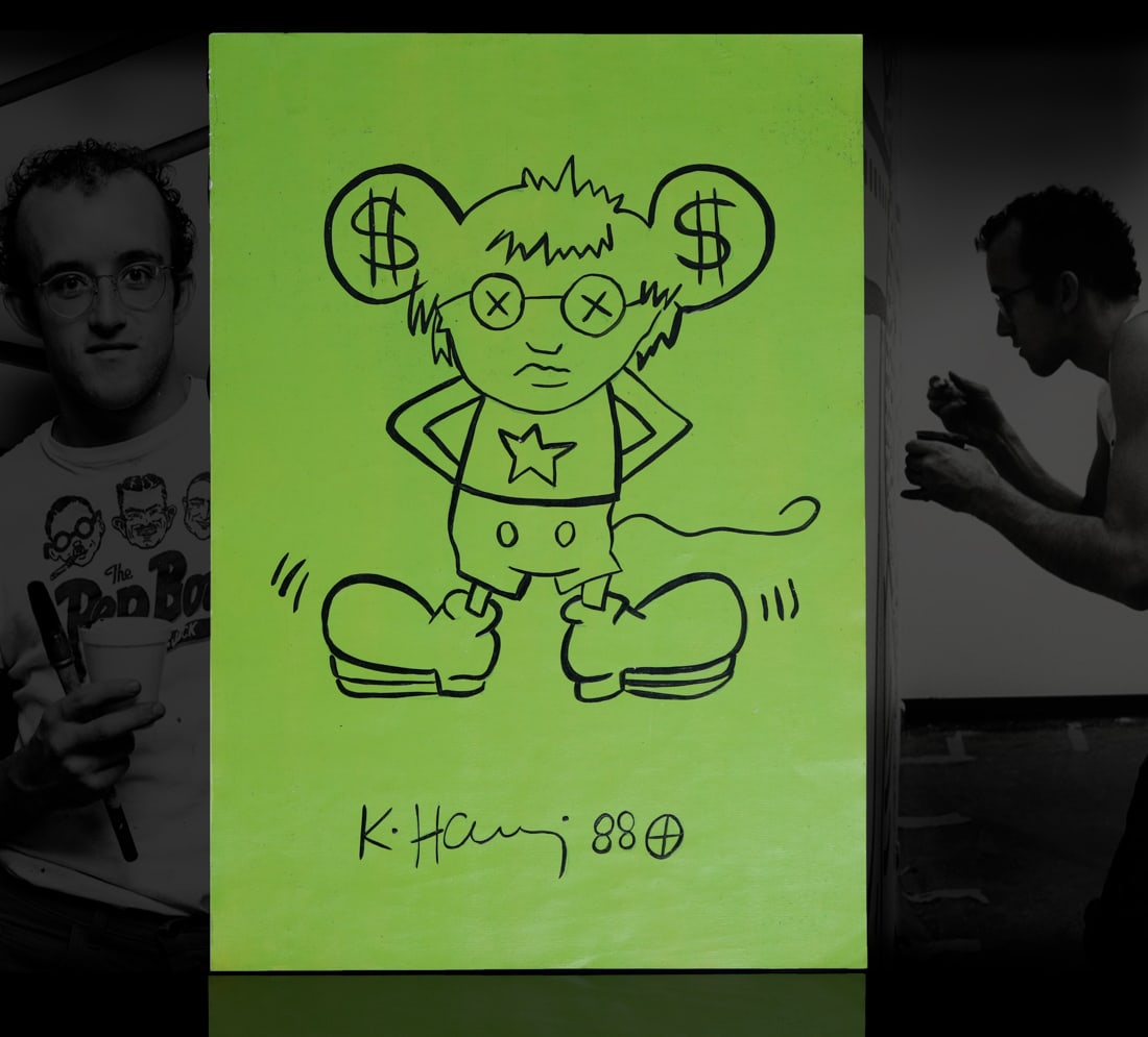 Keith Haring Original Artwork (1988) (1 of 9)