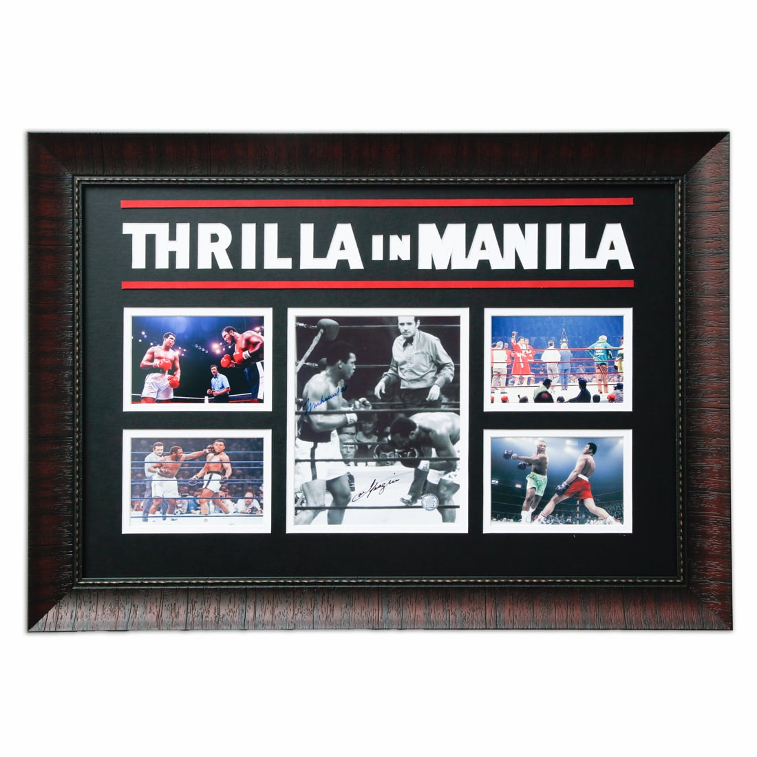 Thrilla In Manila Ali & Frazier Signed Showcase (1 of 4)
