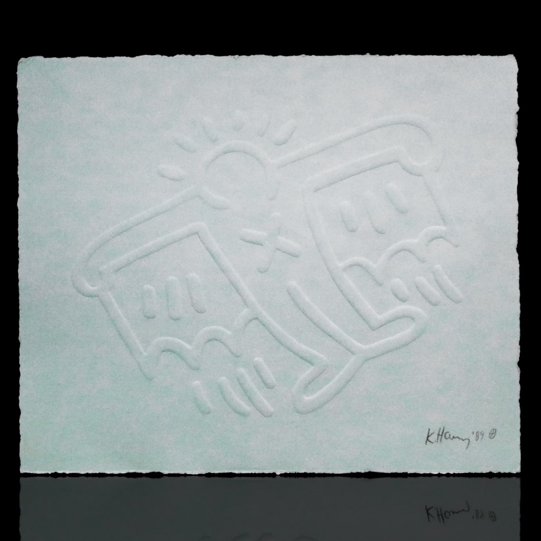 Keith Haring Pressed Imprint (1989) (1 of 5)
