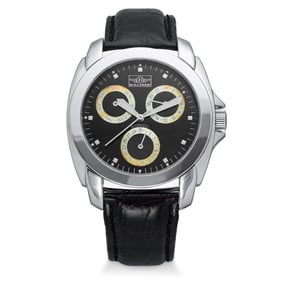 Exemplary Balmer Swiss-Made Automatic with 21 Jewels and 24-Hour, Day, Date Subdials