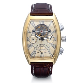 Rousseau Automatic with 20 Jewels and Calendar Complications and Exceptional Decoration