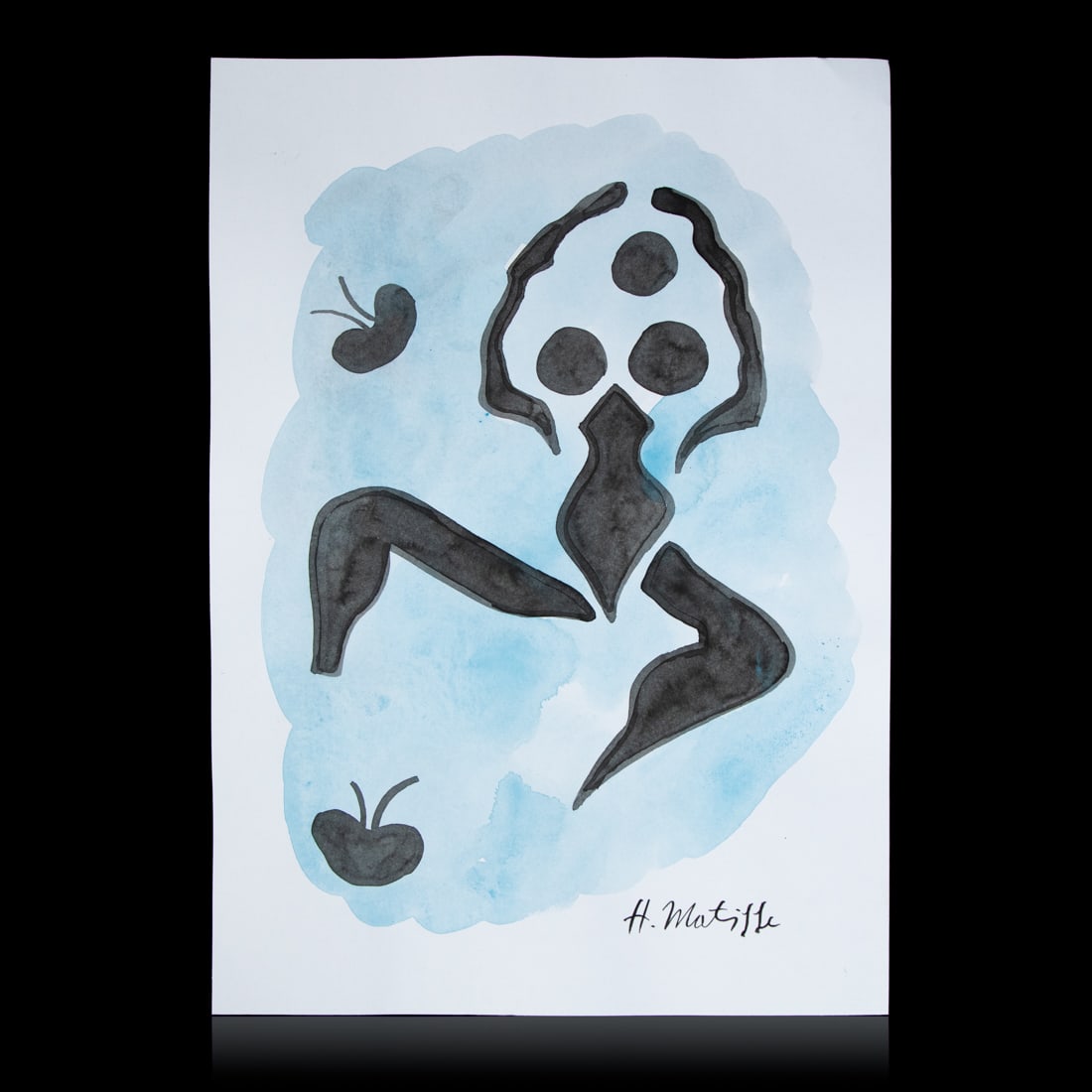 Henri Matisse Watercolor Painting (1 of 5)