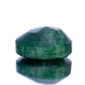 IGL Certified Natural Emerald 1433.470carats - Green - Cushion Mixed Cut