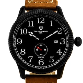 Tschuy-Vogt 45mm Swiss Military Design Watch