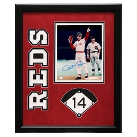 Charlie Hustle - Pete Rose Autograph Cincinnati Signed Photo