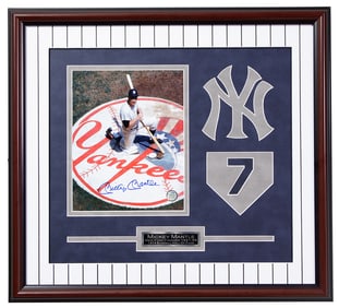 The Commerce Comet Radiance – Mickey Mantle Signed photo