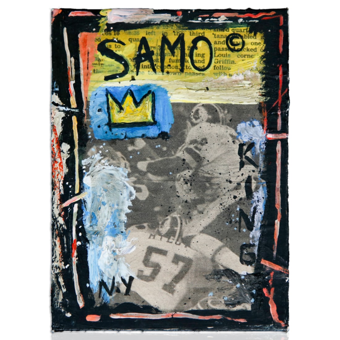 Jean-Michel Basquiat 4" x 6" SAMO Masterpiece (1 of 4)