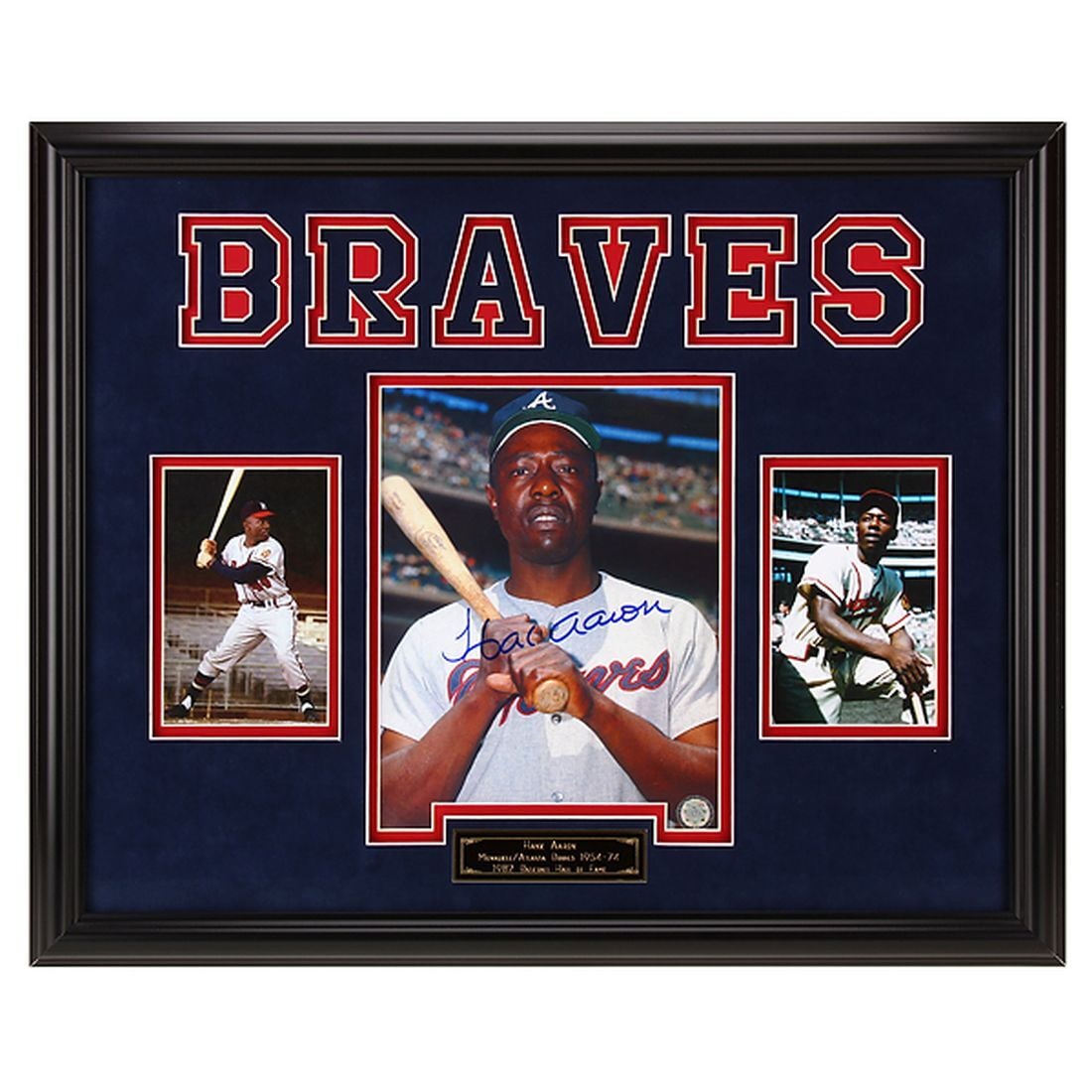 Hank Aaron Atlanta Braves Signed Photo (1 of 1)