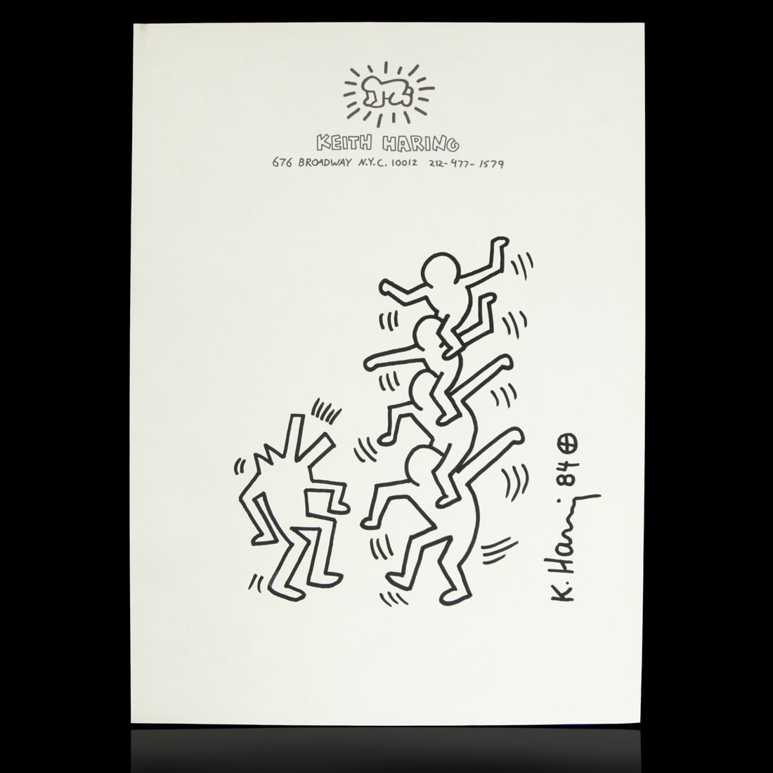 Keith Haring Artwork on Haring Stationery (1 of 8)