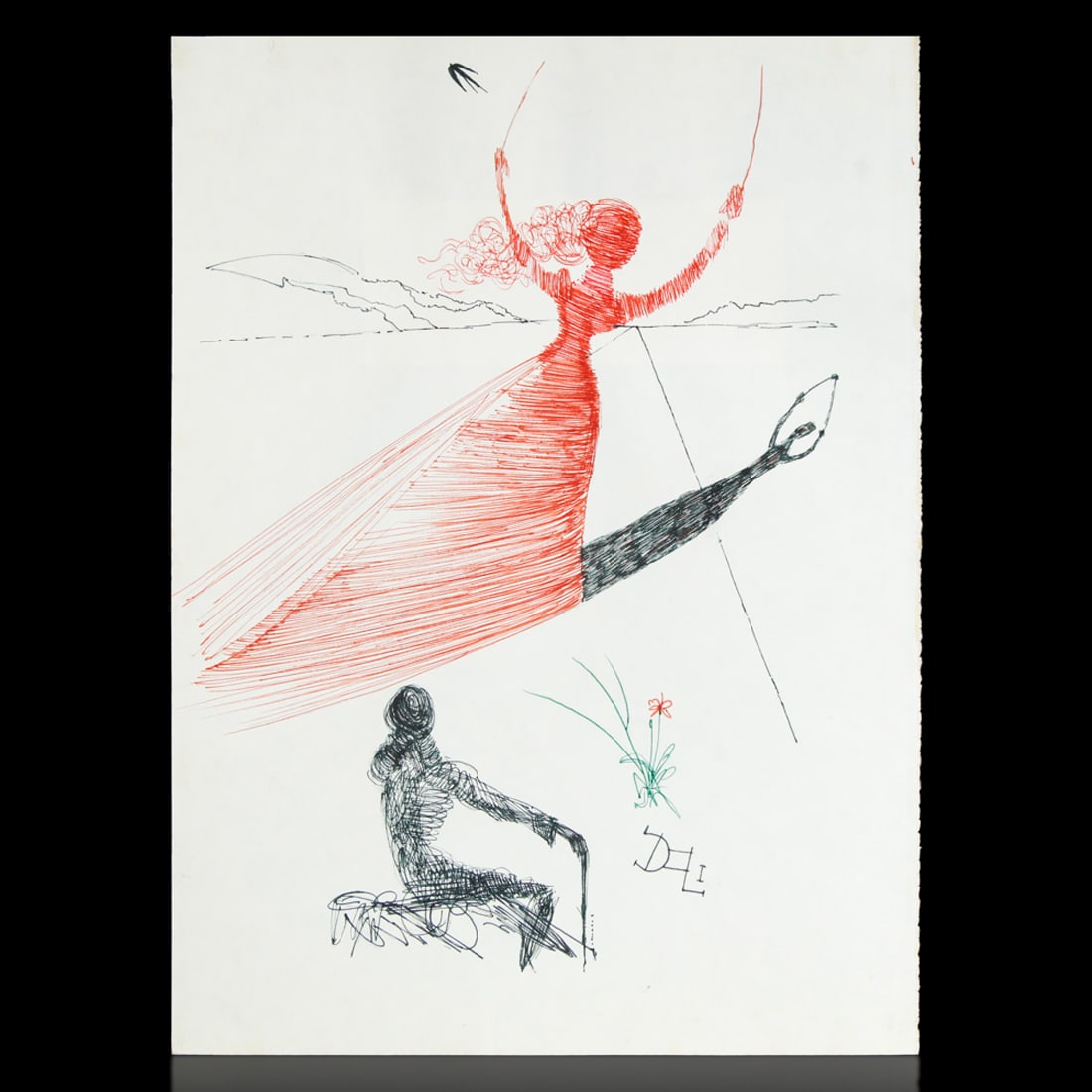 Salvador Dalí Signed Drawing (1 of 6)