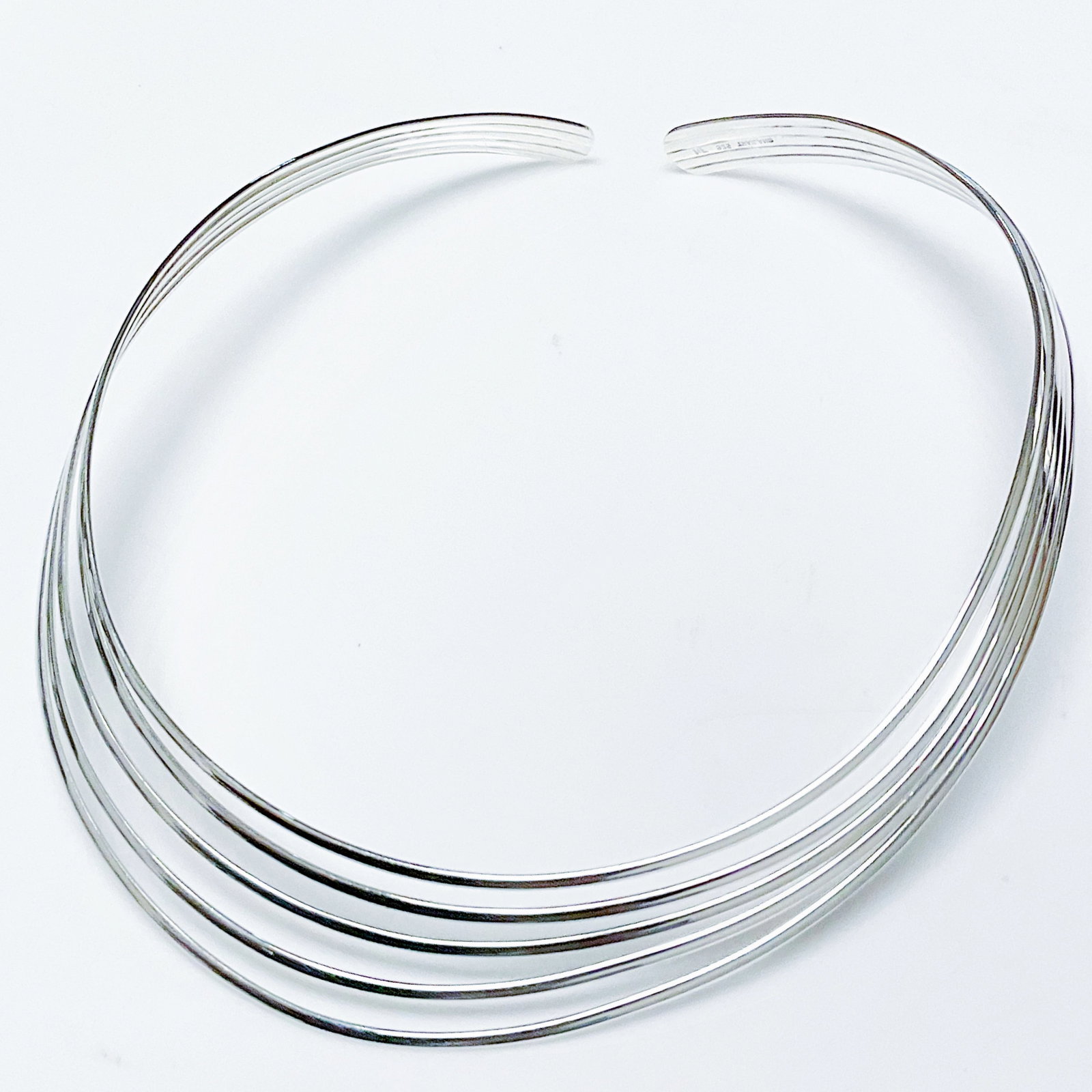 Exquisite Multi-Layer Sterling Silver Choker Necklace (1 of 1)
