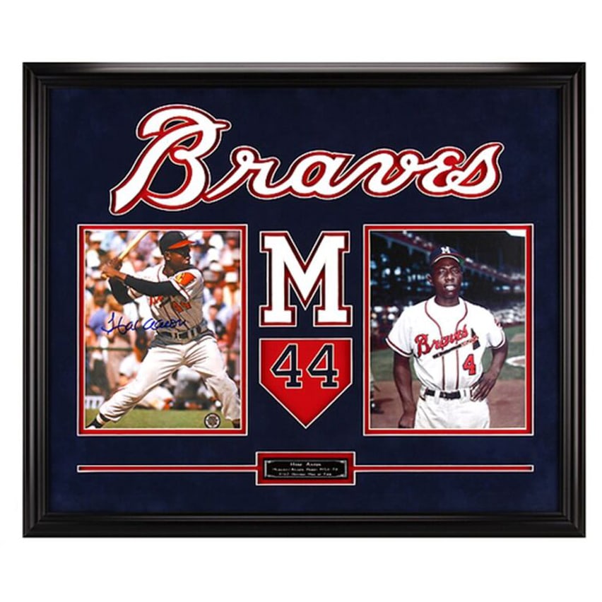 Hank Aaron Atlanta Braves Signed Photo (1 of 2)