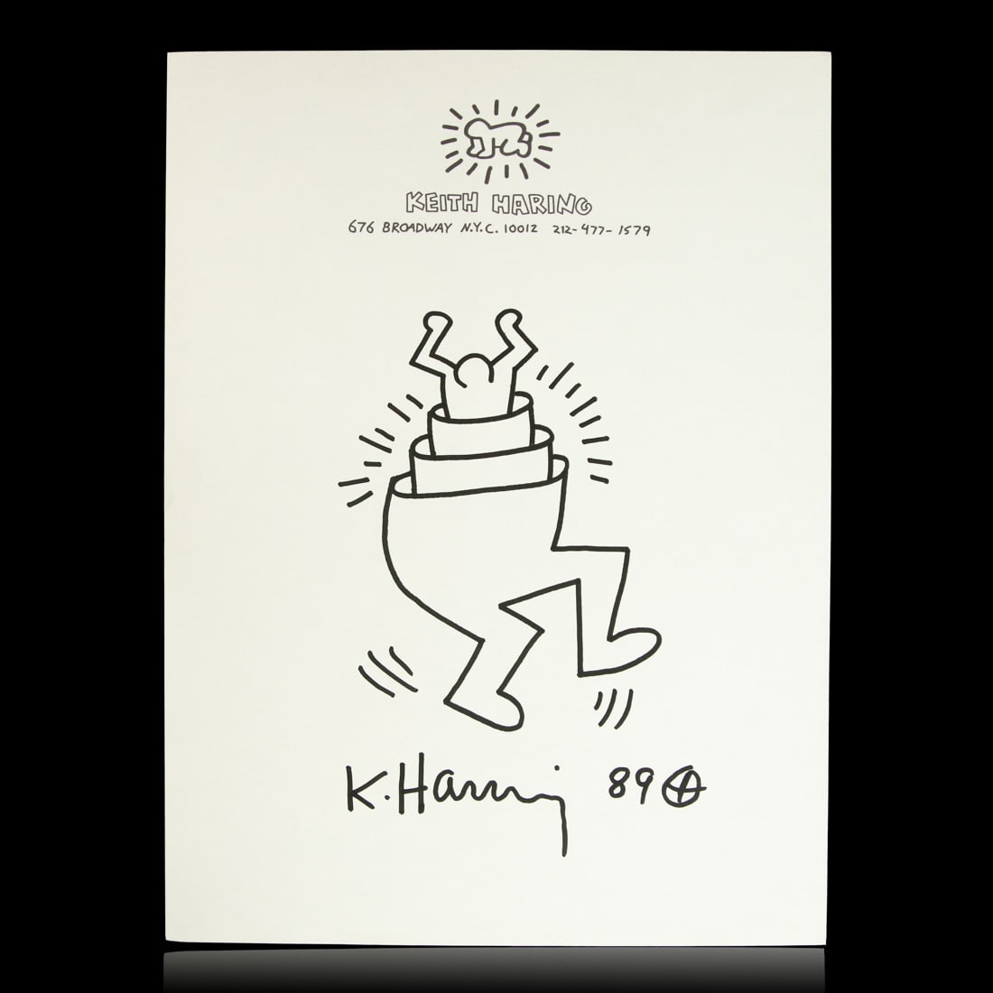 Keith Haring Print - Man Emerging from Body (1 of 11)