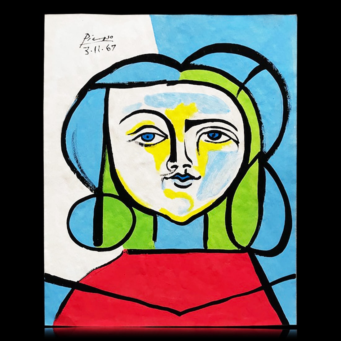 Painting Attributed To Pablo Ruiz Picasso