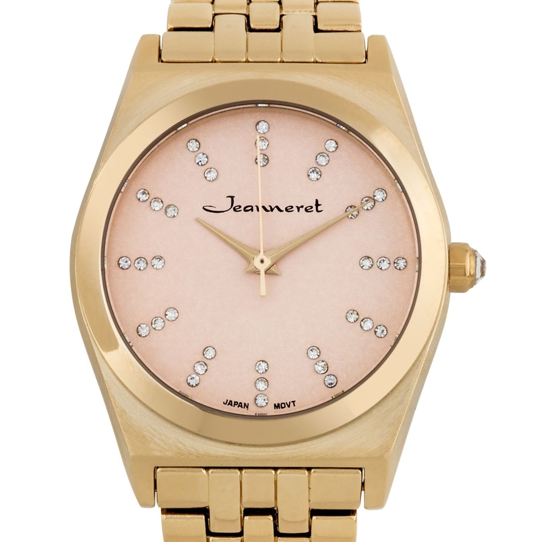 Jeanneret 34mm Case Crystal Hour Indices Watch (1 of 3)