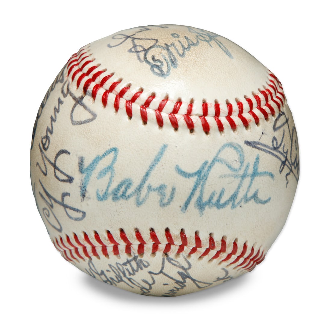 1939 Hall Of Fame Inductees Signed OAL William Harridge Ball (1 of 7)