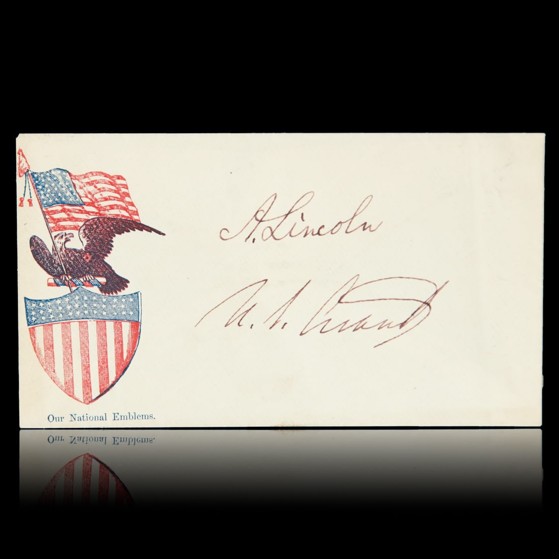 Abraham Lincoln and Ulysses S Grant Signed Envelope (1 of 6)