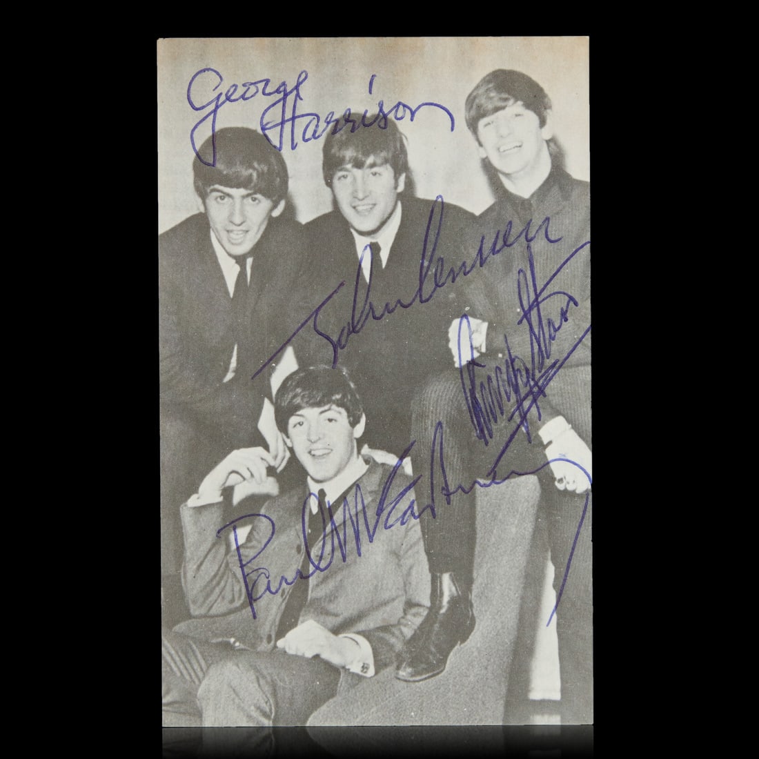 Beatles Signed Vintage Photocard (1 of 6)