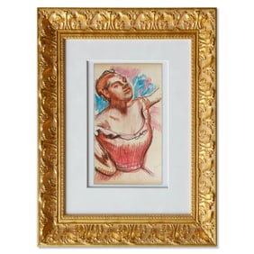 Edgar Degas Mixed Media Drawing